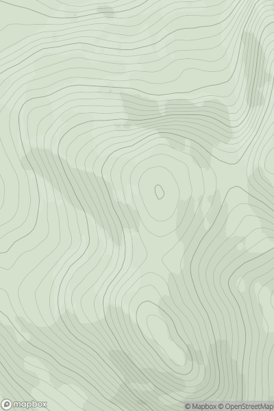 Thumbnail image for Sheabhal North Top showing contour plot for surrounding peak
