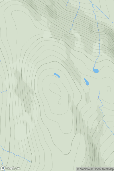 Thumbnail image for Maoladh Mhicearraig showing contour plot for surrounding peak