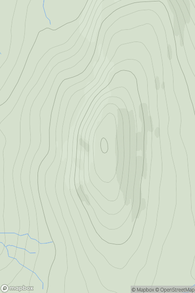 Thumbnail image for Beinn a' Bhoth showing contour plot for surrounding peak