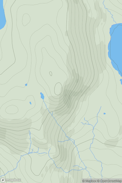 Thumbnail image for Colla Cleit showing contour plot for surrounding peak