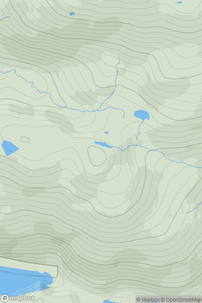 Thumbnail image for Mocleitean showing contour plot for surrounding peak