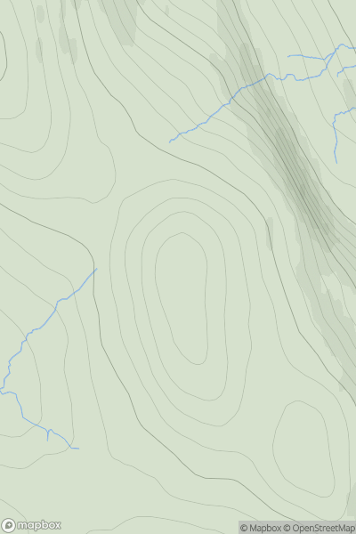 Thumbnail image for Sgalabhal Mheadhonach showing contour plot for surrounding peak