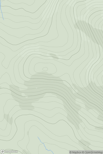 Thumbnail image for Cadha Mor showing contour plot for surrounding peak