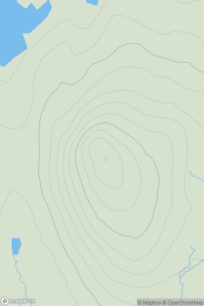 Thumbnail image for Ciorabhal showing contour plot for surrounding peak