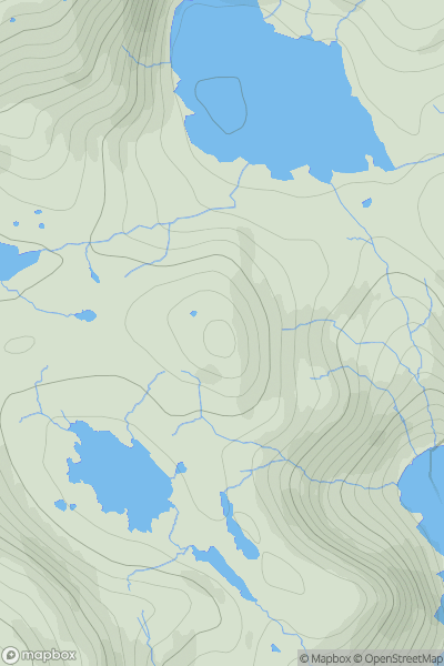 Thumbnail image for Cnoc Loch nan Eilean showing contour plot for surrounding peak