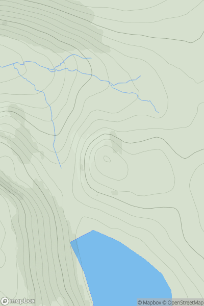 Thumbnail image for Oirchleit showing contour plot for surrounding peak