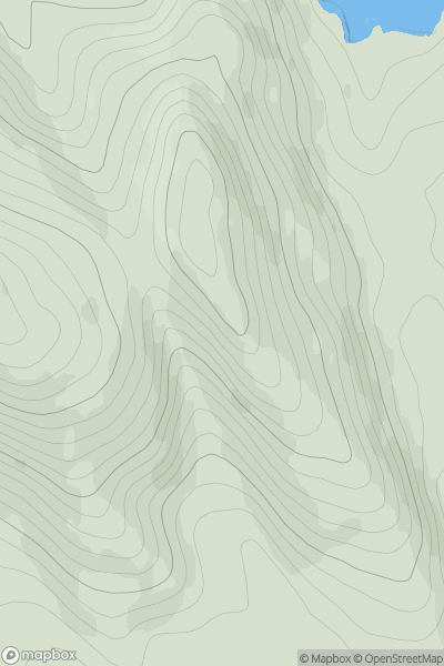 Thumbnail image for Carnach showing contour plot for surrounding peak