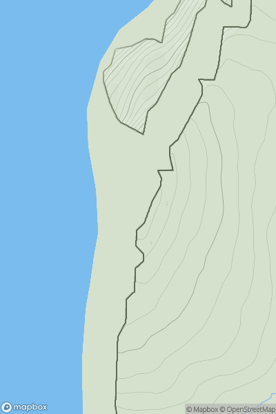 Thumbnail image for Biod an Athair showing contour plot for surrounding peak