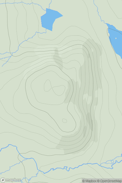 Thumbnail image for Cleite Ghiosla showing contour plot for surrounding peak