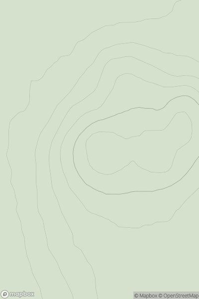 Thumbnail image for Roiseal Mor showing contour plot for surrounding peak