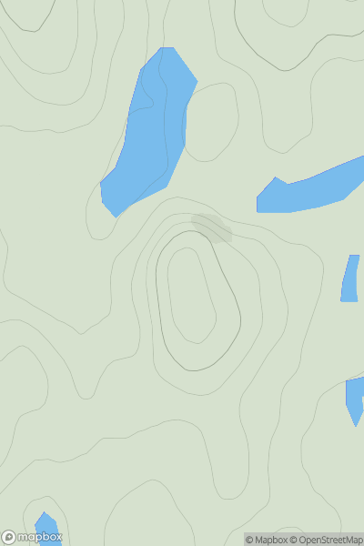 Thumbnail image for Cleite na Beiste showing contour plot for surrounding peak