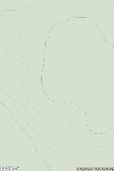 Thumbnail image for Beinn Dail showing contour plot for surrounding peak