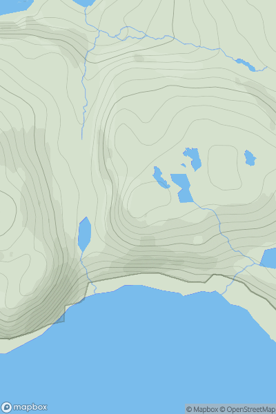 Thumbnail image for Eoranish More showing contour plot for surrounding peak