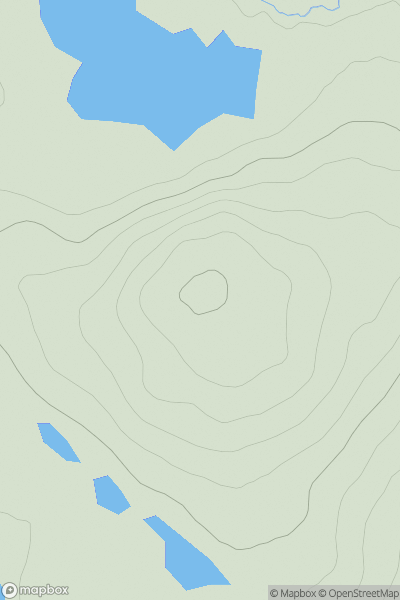 Thumbnail image for Cleit Duastal showing contour plot for surrounding peak