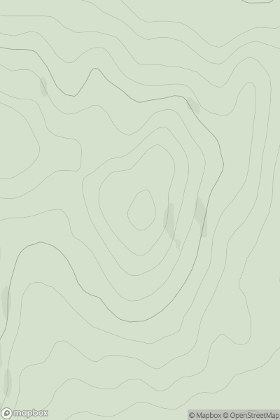 Thumbnail image for Sithean Mor Beinn a' Chuailein showing contour plot for surrounding peak