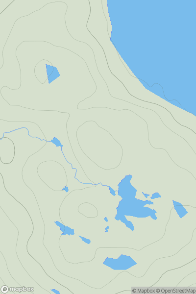 Thumbnail image for Cleit Torray showing contour plot for surrounding peak