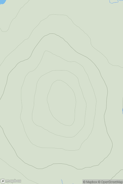 Thumbnail image for Eitseal Bheag showing contour plot for surrounding peak