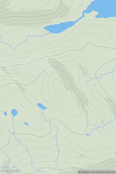 Thumbnail image for Cleite Catriona showing contour plot for surrounding peak