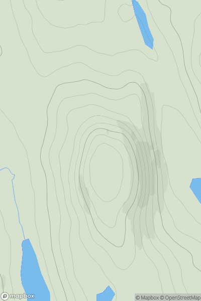 Thumbnail image for Seabhal showing contour plot for surrounding peak