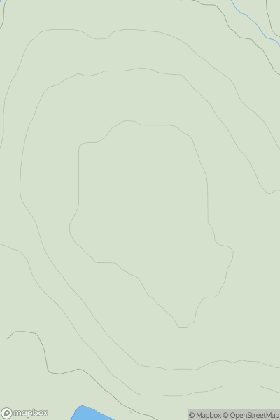 Thumbnail image for Druim Ucsabhat showing contour plot for surrounding peak