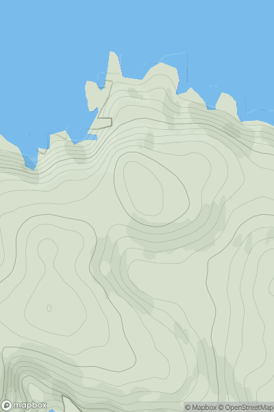 Thumbnail image for Cnoc Sumula showing contour plot for surrounding peak