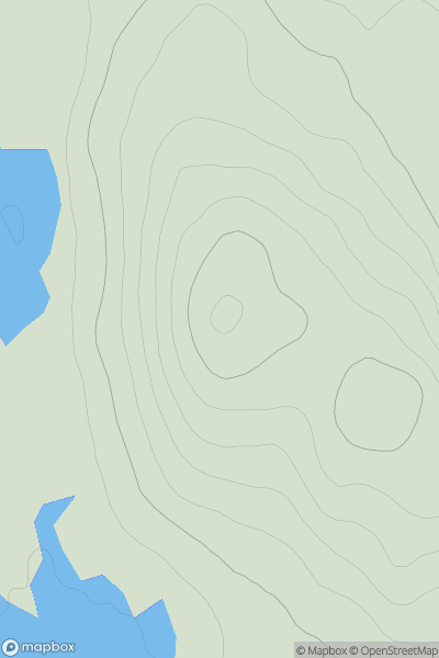 Thumbnail image for Chiorabhal showing contour plot for surrounding peak