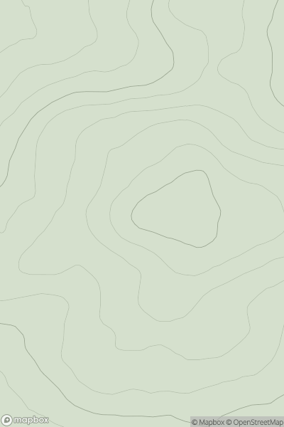 Thumbnail image for Sgurr an Duin showing contour plot for surrounding peak