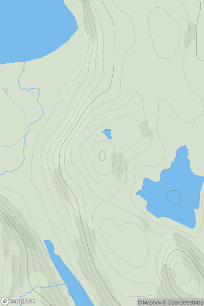 Thumbnail image for Ionasaoidhneas Mhor showing contour plot for surrounding peak