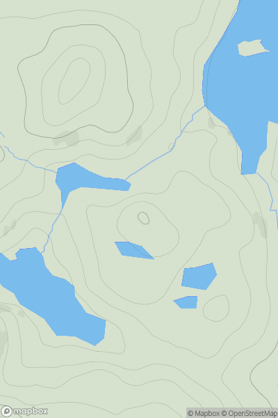 Thumbnail image for Cleit an Eoin showing contour plot for surrounding peak