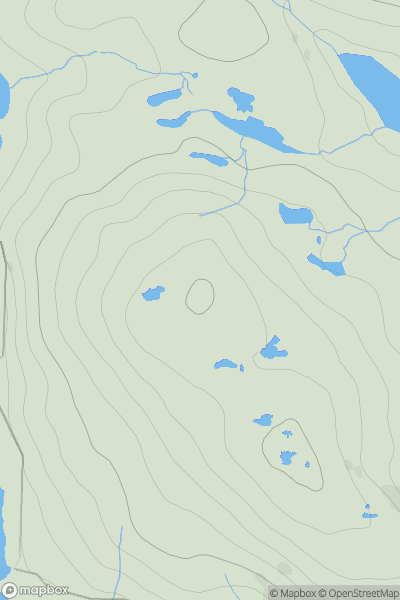 Thumbnail image for Cleit Conachro showing contour plot for surrounding peak