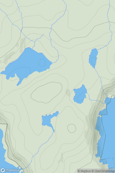 Thumbnail image for Srianach showing contour plot for surrounding peak