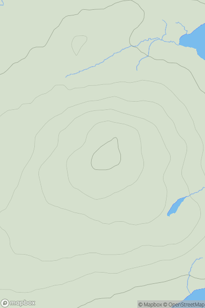 Thumbnail image for Oidreabhal showing contour plot for surrounding peak