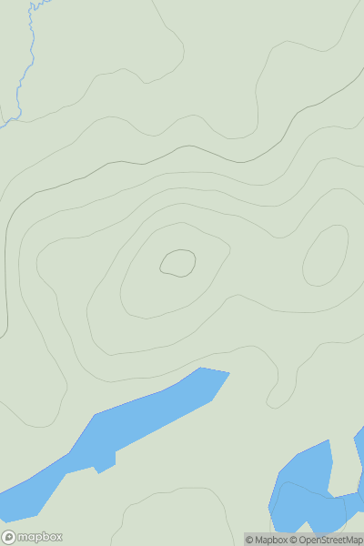 Thumbnail image for Cleitseal a Deas showing contour plot for surrounding peak