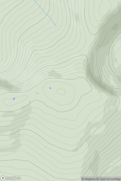 Thumbnail image for Sron Chona Choirein showing contour plot for surrounding peak