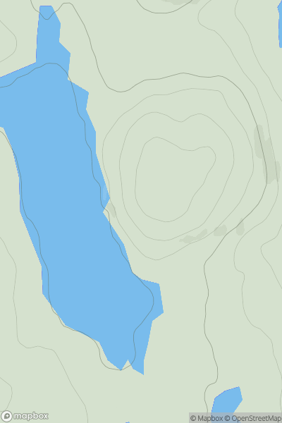 Thumbnail image for Smuaisebhal showing contour plot for surrounding peak