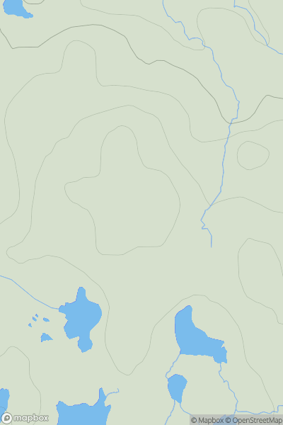 Thumbnail image for Sidheanan Gorm showing contour plot for surrounding peak