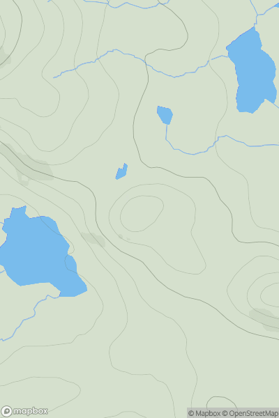 Thumbnail image for Meannan Mor showing contour plot for surrounding peak