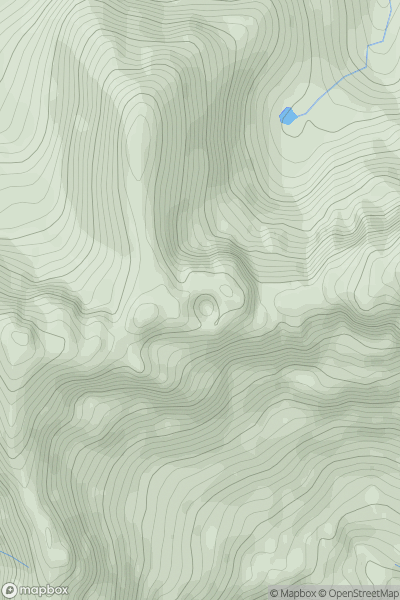 Thumbnail image for Am Basteir showing contour plot for surrounding peak