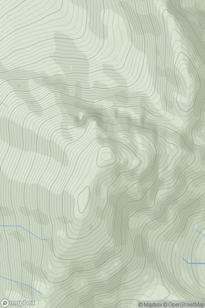 Thumbnail image for Blabheinn (Bla Bheinn) showing contour plot for surrounding peak