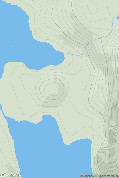 Thumbnail image for Euscleit Mor showing contour plot for surrounding peak