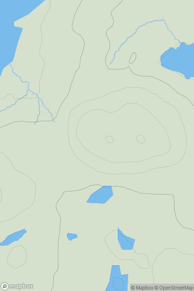 Thumbnail image for Maoil an Roll showing contour plot for surrounding peak