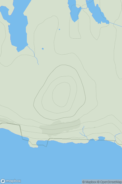 Thumbnail image for Sideabhal showing contour plot for surrounding peak