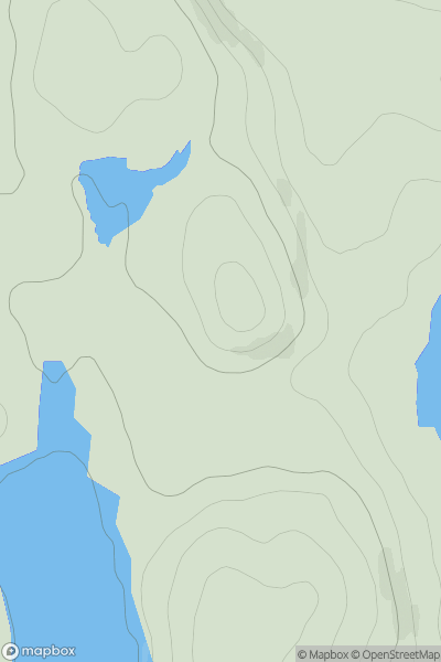 Thumbnail image for Culabhal Mor showing contour plot for surrounding peak