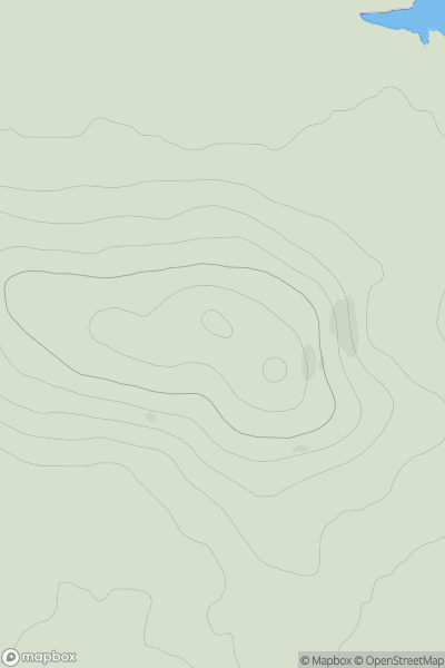 Thumbnail image for Caireasbhal showing contour plot for surrounding peak