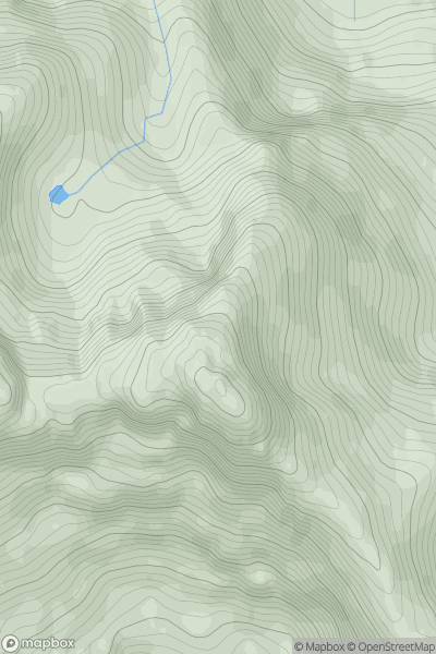 Thumbnail image for Knight's Peak showing contour plot for surrounding peak