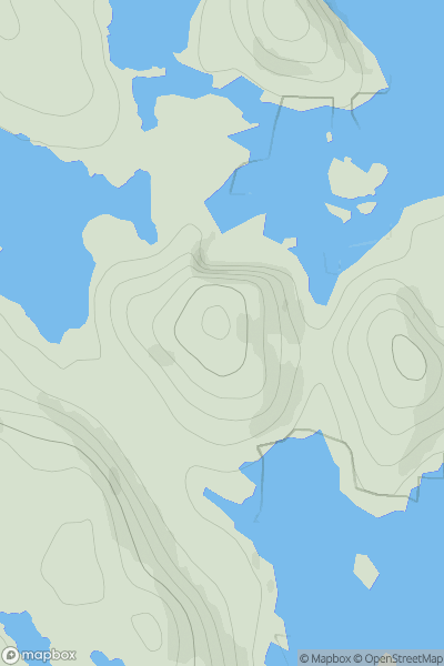 Thumbnail image for Soval showing contour plot for surrounding peak