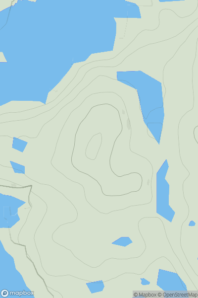 Thumbnail image for Souterrain showing contour plot for surrounding peak