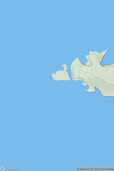 Thumbnail image for Eilean Mor W Stack showing contour plot for surrounding peak