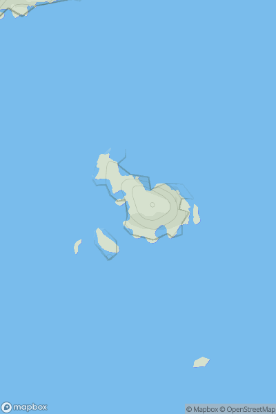 Thumbnail image for Bearasaigh showing contour plot for surrounding peak