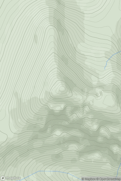 Thumbnail image for Belig showing contour plot for surrounding peak